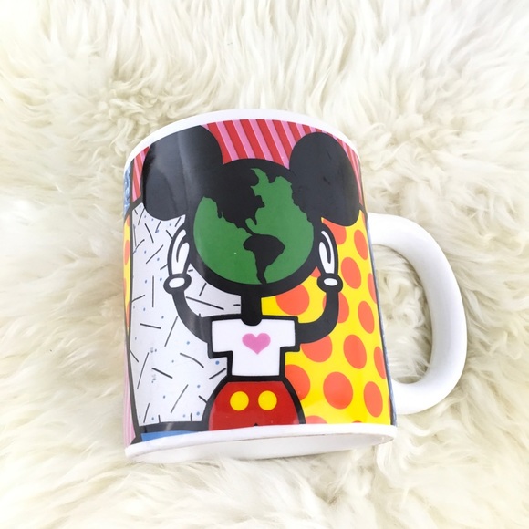 Romero Britto Mickey’s World 1997 Mug Mickey Mouse - Picture 2 of 8